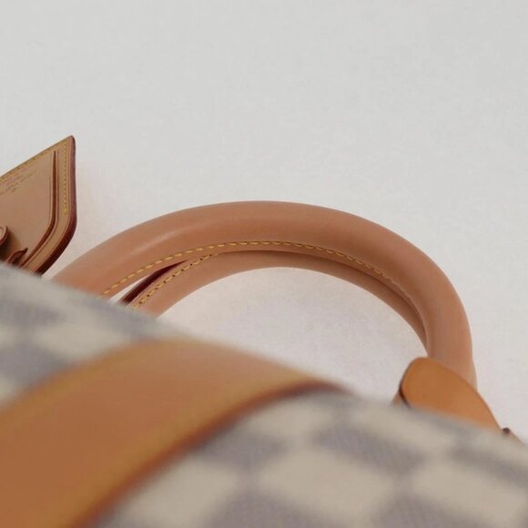 LOUIS VUITTON Damier Azur Keepall 50 Boston Bag N41430 LV Auth yk18884V - Picture 9 of 16